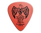 Ernie Ball 9194 Red Everlast Delrin Guitar Picks 1.14mm - 12-Pack Red Colour