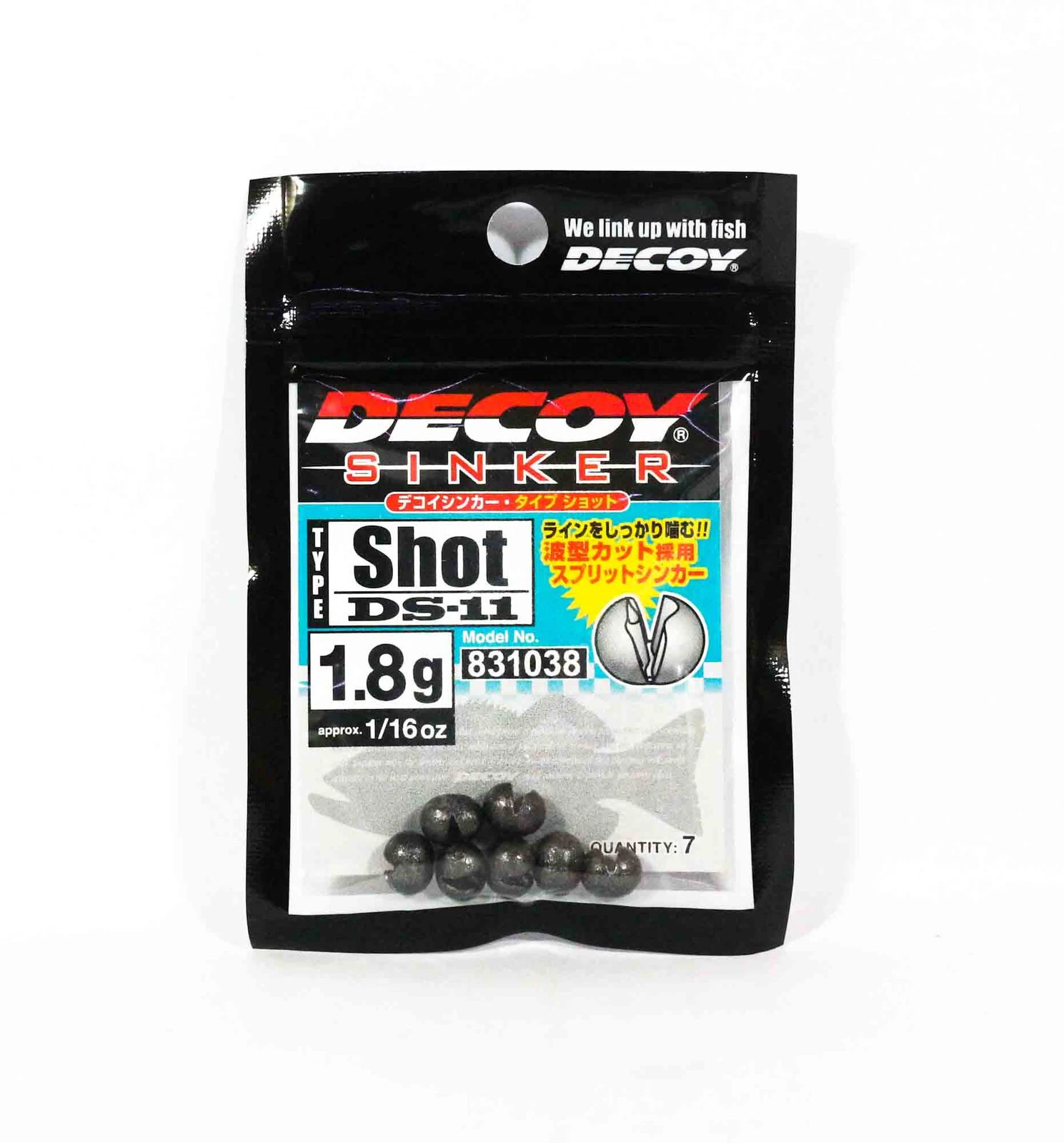 Decoy DS-11 Shot Fishing Sinker #1.8g