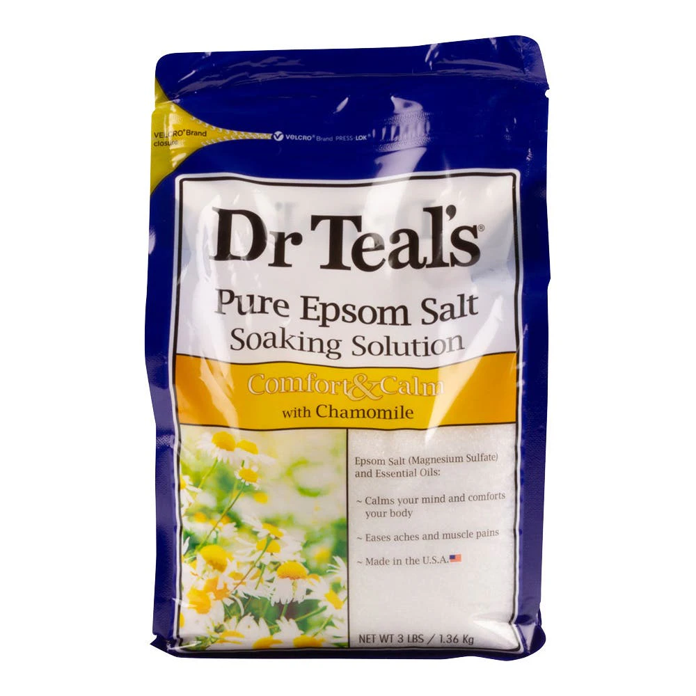 Dr Teals Epsom Salt Chamomile Comfort & Calm 1.36kg