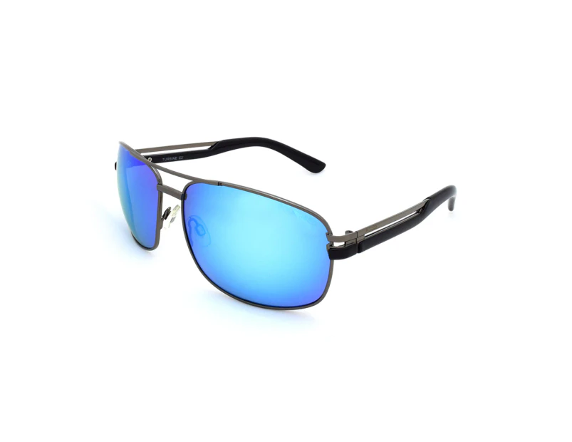 Mangrove Jacks Turbine C2 Gunmetal Black / Ice Blue Revo Polarised Lenses