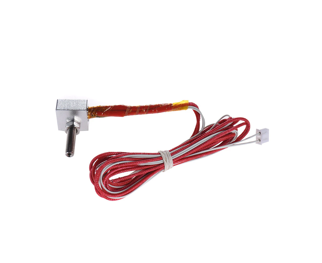 DIY Hot End Kit 0.4mm Nozzle & M6 30mm Extruder Throat & 12V 40W Heater & NTC 3950 Thermistor for RapRep i3 Anet A2 A8 3D Printer Replacement - Red