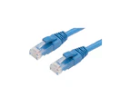 1M Cat6 Rj45 Pack Of 10 Ethernet Network Cable Blue - Pack of 10