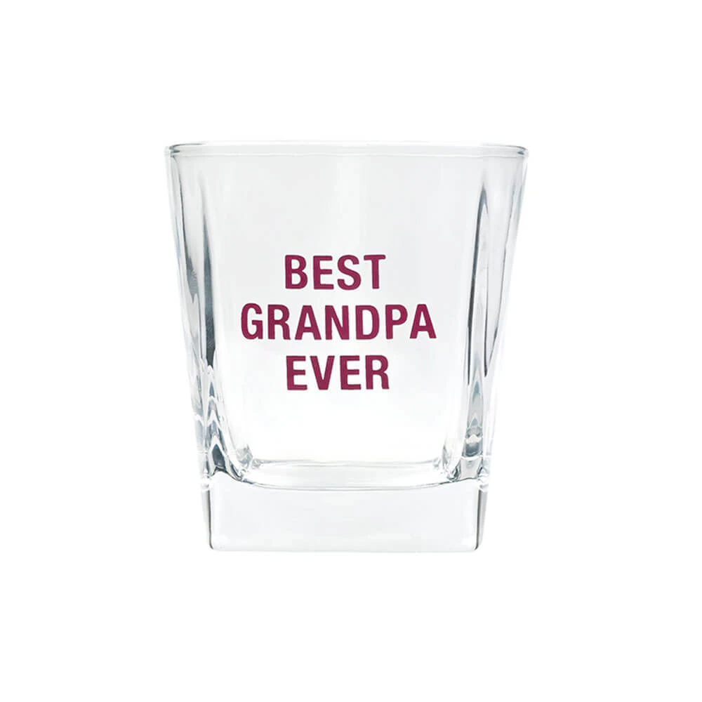 Say What - Rocks Glass: Best Grandpa Ever