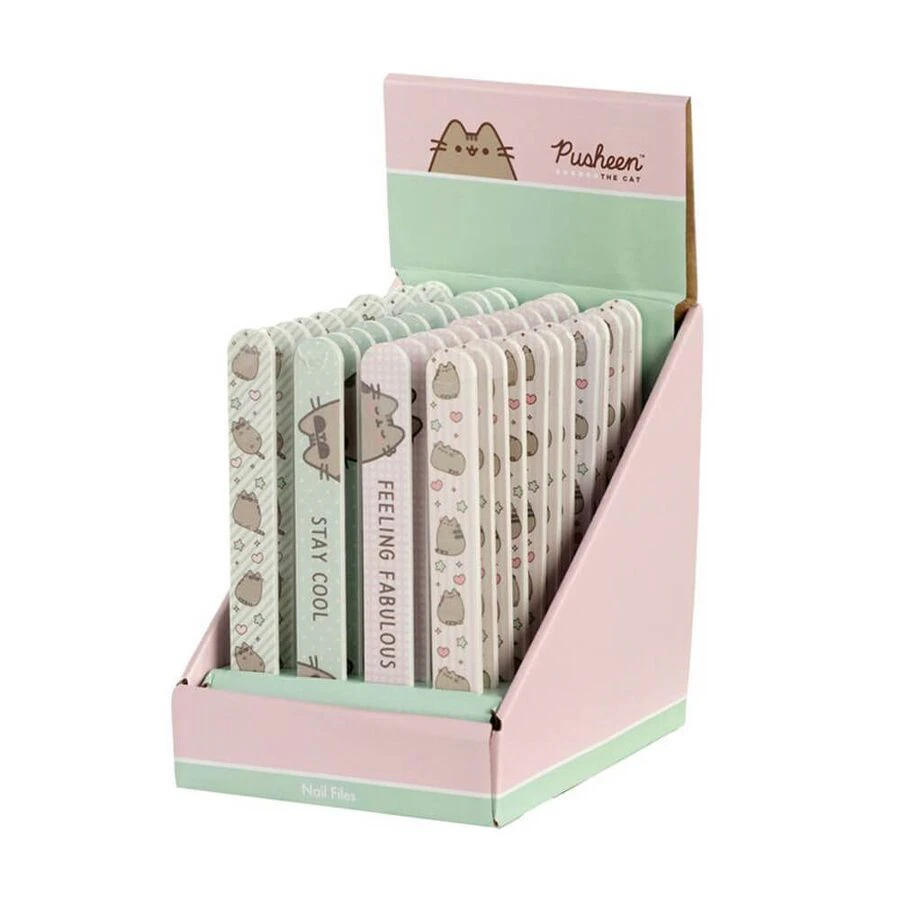 Pusheen The Cat Nail File [Style: Pink Heart Pusheen]