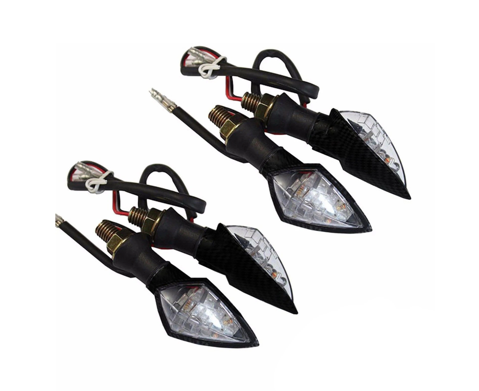 4 x LED Indicators Motorcycle Motorbike LED Blinkers For Yamaha Honda Suzuki