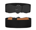 Womens Leather Waist Belt - Red