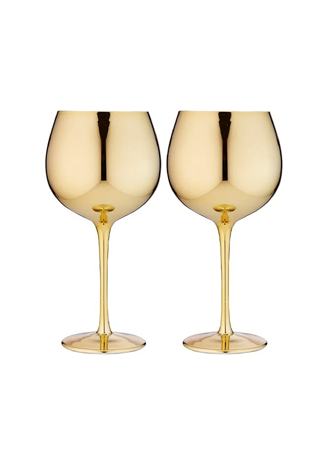 Tempa Aurora - Gold Gin Glass 2 Pack