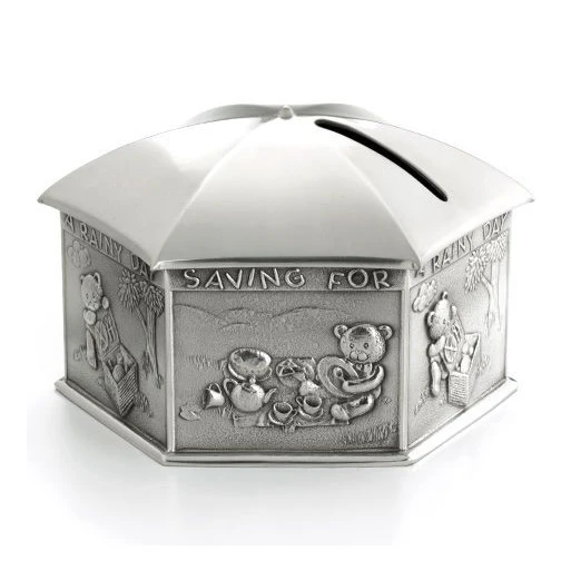 Royal Selangor Teddy Bears' Picnic Coin Box - Rainy Day Gift Box