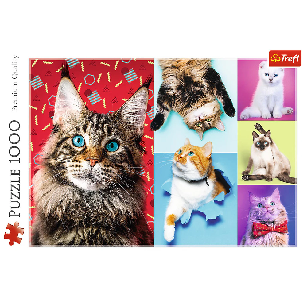 Happy Cats Jigsaw Puzzles 1000 Pieces