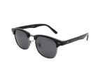 Stiletto Aria C1 Shiny Black Light Gunmetal / Smoke Polarised Lenses