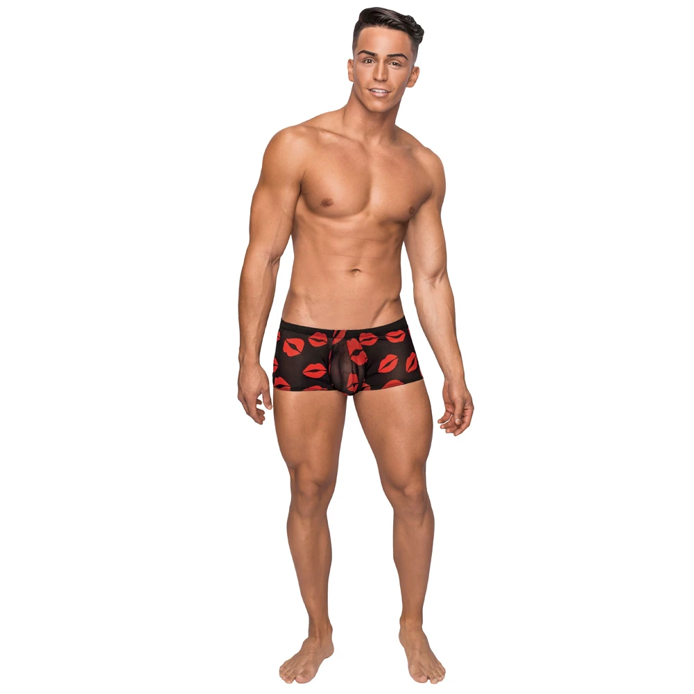 Male Power Kiss Me Mini Short 145-232 Black