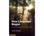 How Language Began by David University of Chicago McNeill