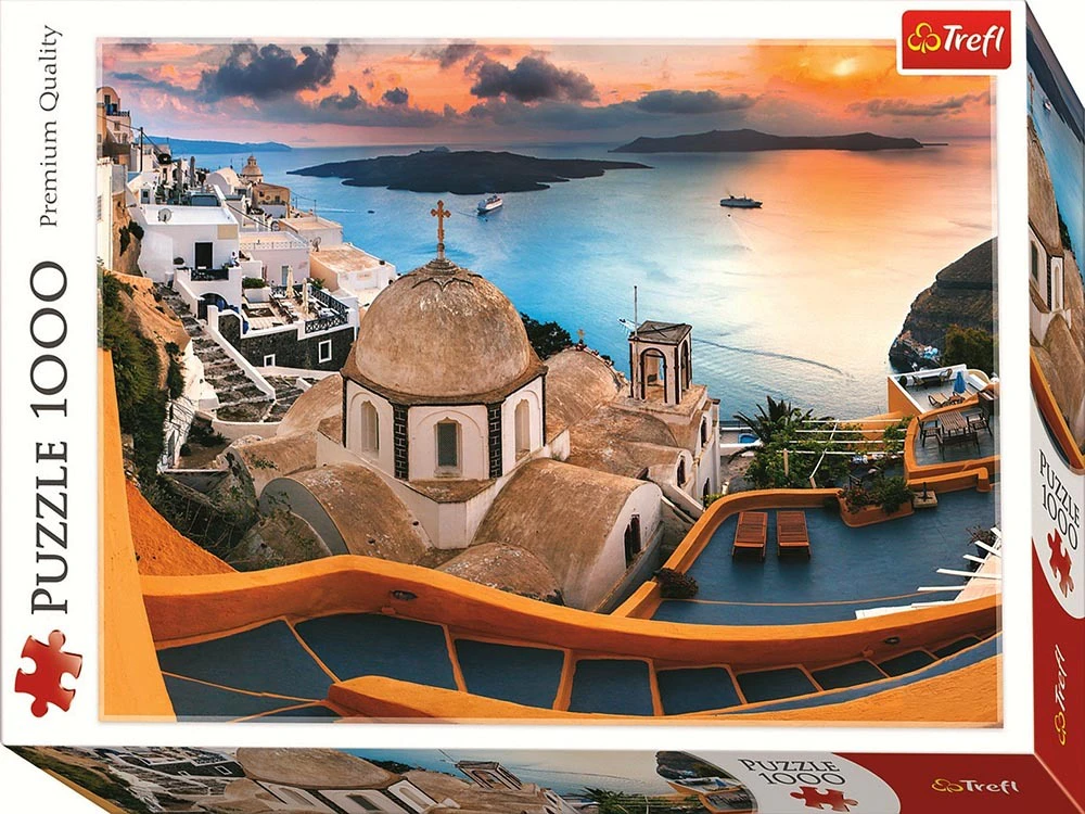 Trefl Fairytale Santorini Jigsaw Puzzle 1000pc Adult Board Game Toys