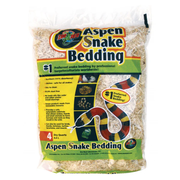 Zoo Med Aspen Snake Bedding 4.4L