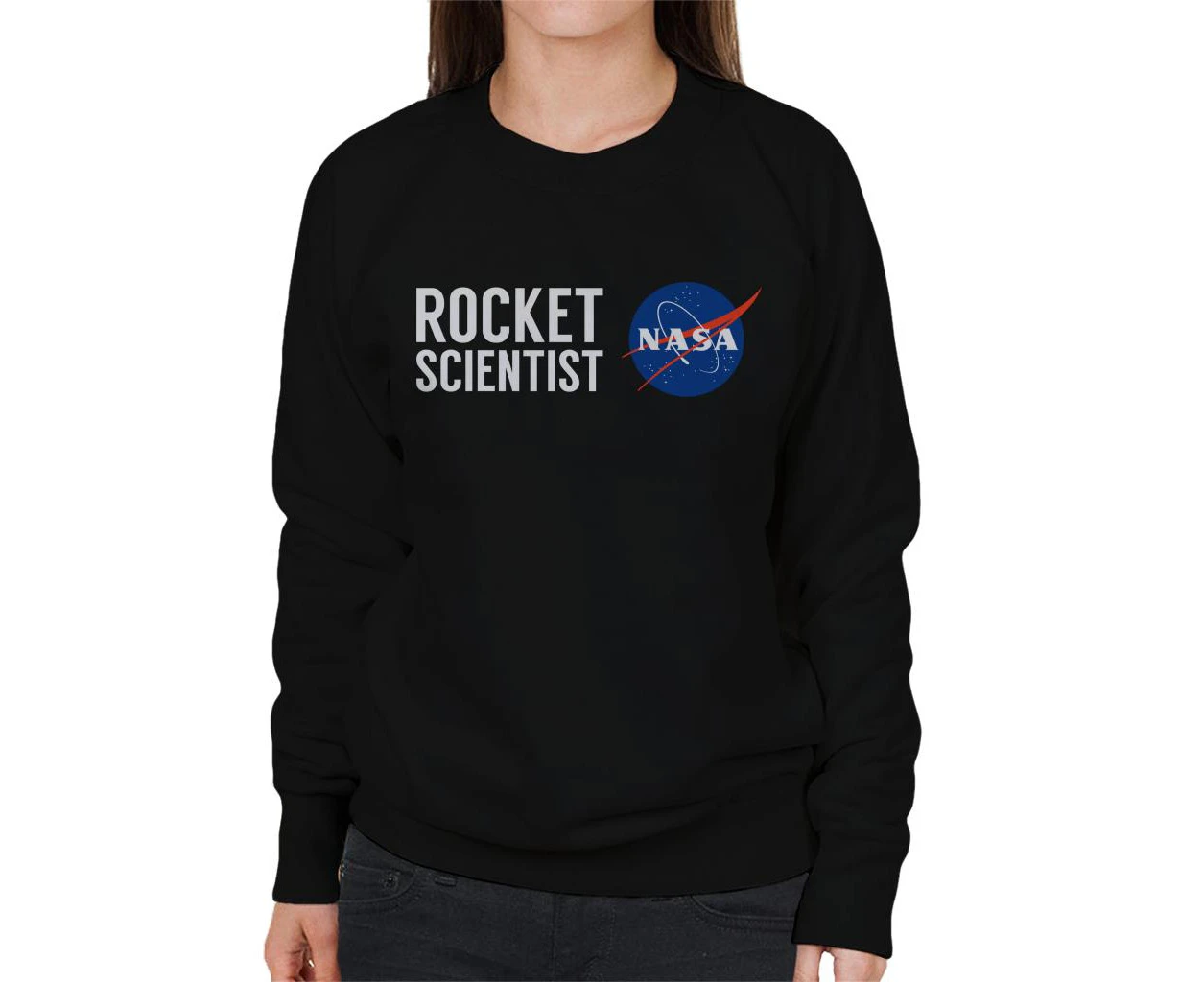 NASA Rocket Scientist Women's Sweatshirt - Black