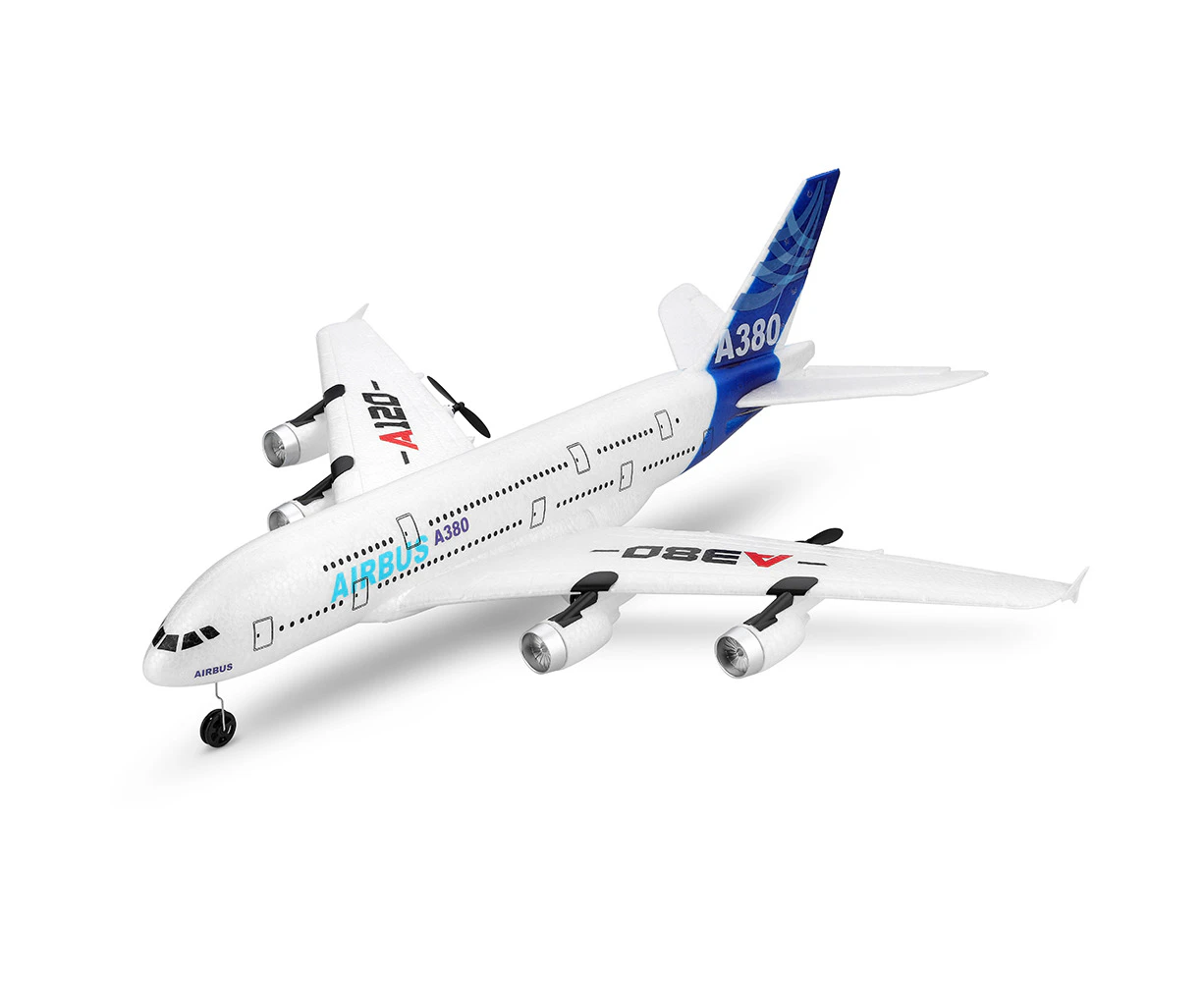 Wltoys XK A120 Airbus A380 Model Plane 3CH EPP 2.4G Airplane with LED Light Aircraft RTF Toy - White