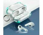 For AirPods 3rd Gen 2021 Clear Shockproof Silicone Charging Case Cover - Mint Green