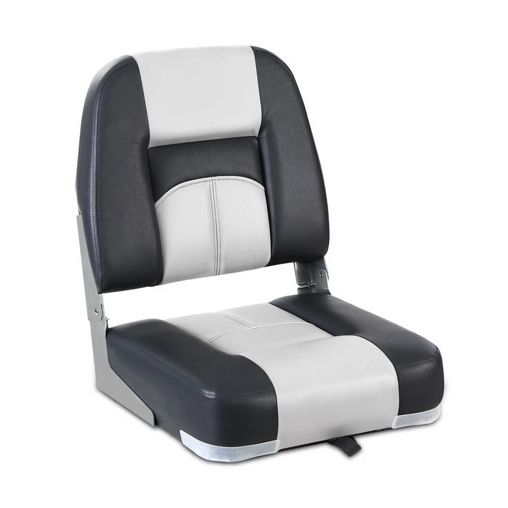 All Weather Swivel Folding Boat Seat 2x - Grey