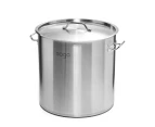 SOGA Stock Pot 198L Top Grade Thick Stainless Steel Stockpot 18/10