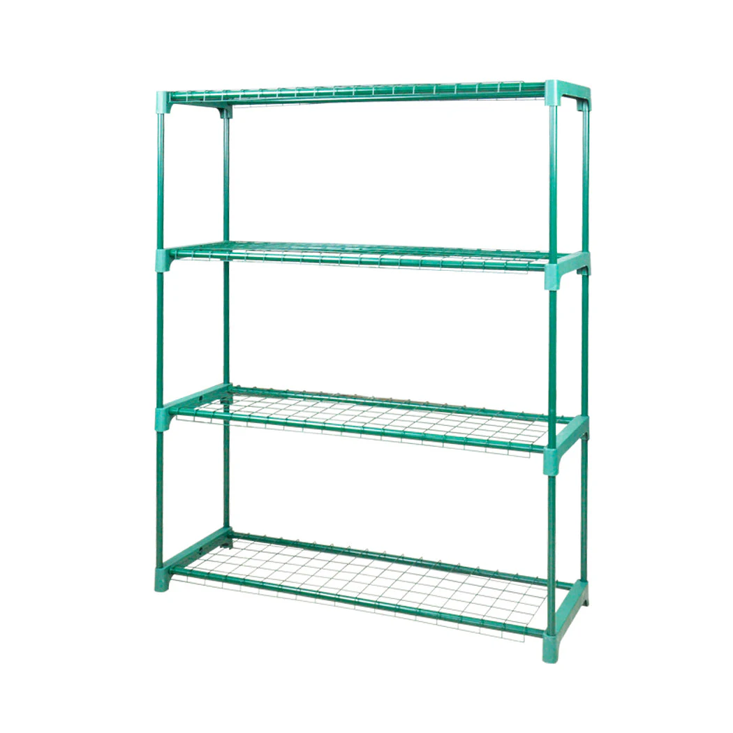 Outdoor Steel Garden Plant Shelving Rack 4 Tier - 2x