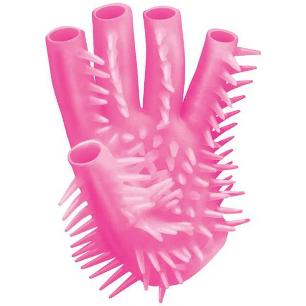 Pleasurex Waterproof Masturbating Glove Model M1 Unisex Multi Area Stimulation Pink