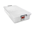 10 x HEAVY DUTY UNDERBED PLASTIC STORAGE BOX 45L | Storage Container Bins Tubs