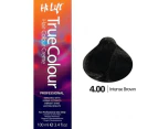 Hi Lift True Colour Permanent Hair Color Cream 4.00 Intense Brown 100ml