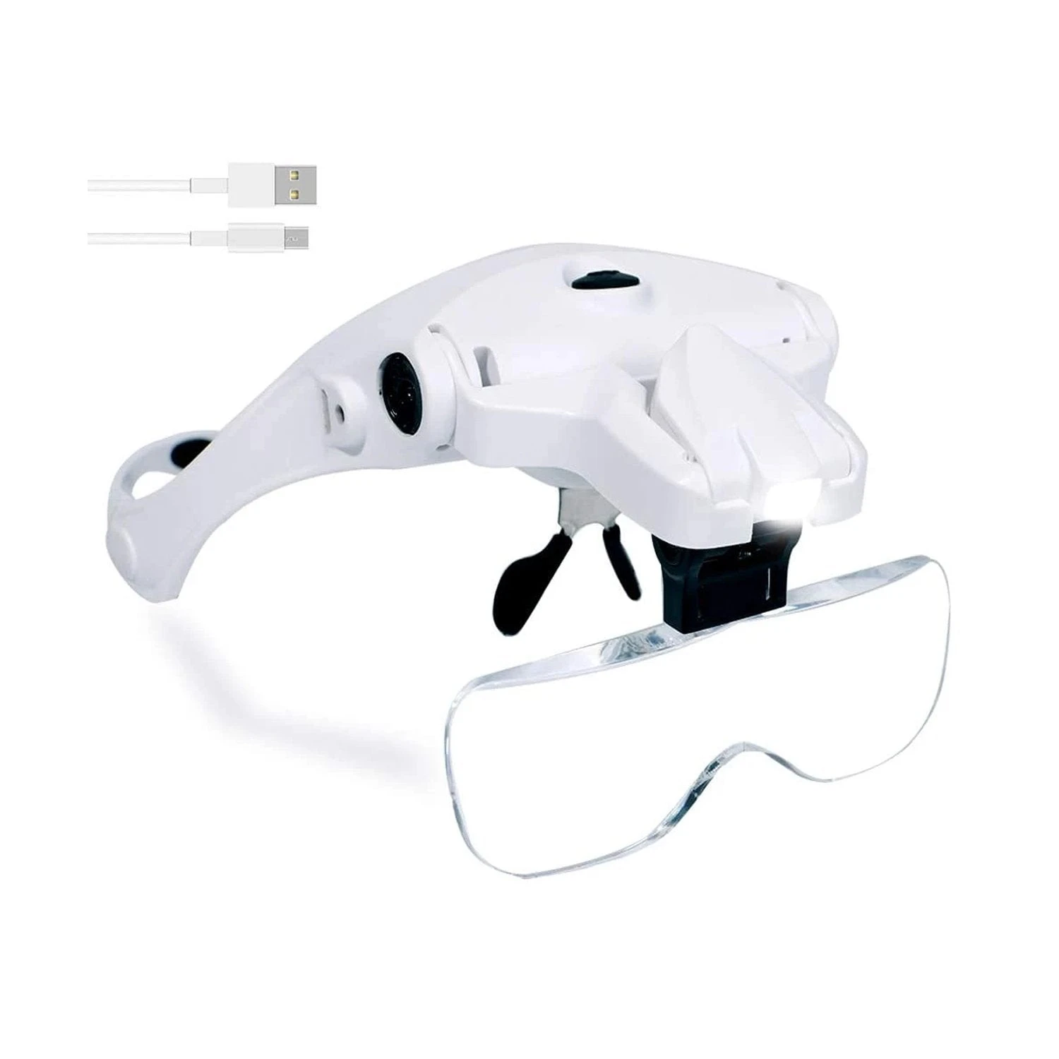 USB Charging Head Magnifier with LED