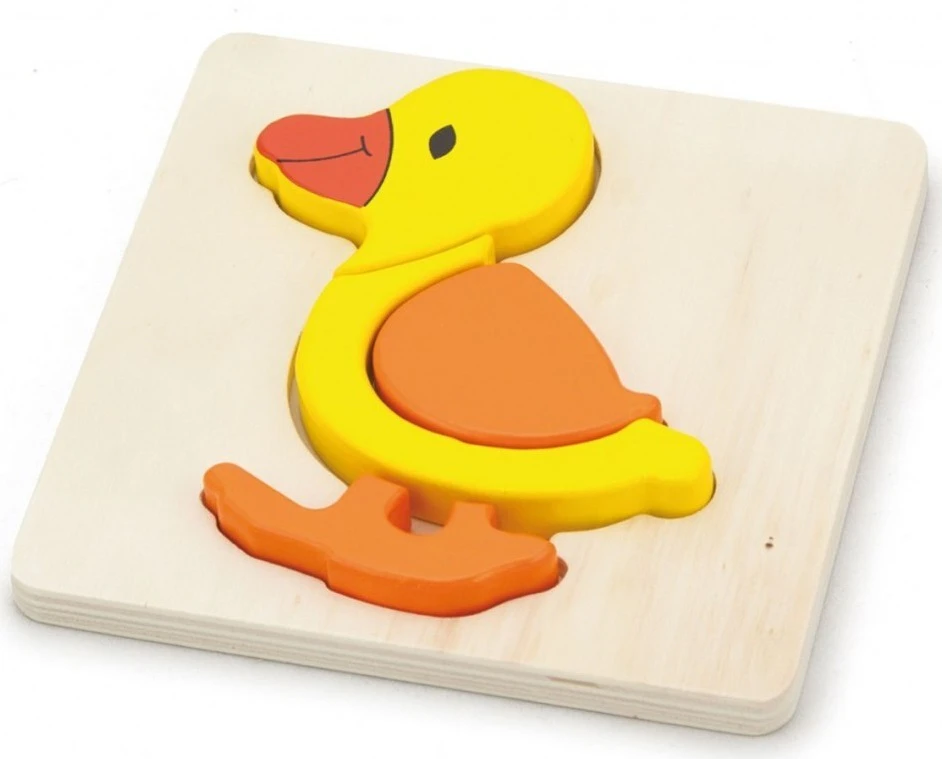 Viga Toys - Mini Block Puzzle - Duck