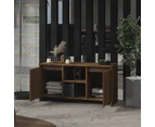 vidaXL TV Cabinet Brown Oak 102x37.5x52.5 cm Engineered Wood