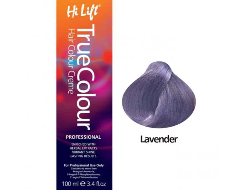 Hi Lift True Colour Permanent Hair Color Lavender Toner 100ml