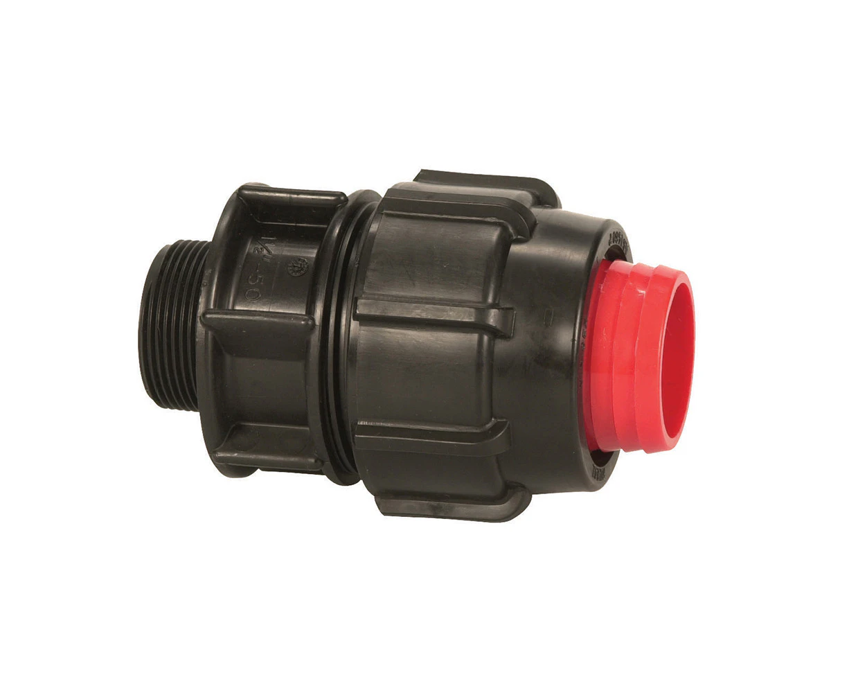 Plasson Polypropylene Rural x Male BSP Adaptor 2 x 2 Inch