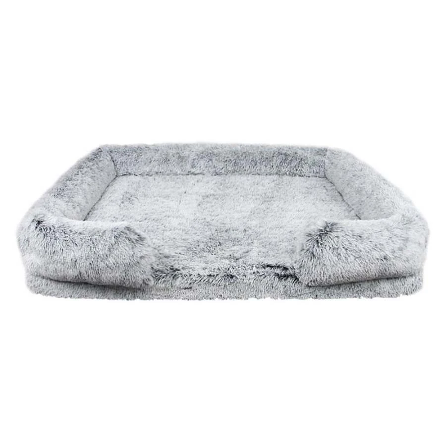 Prestige Pet Snuggle Pals Calming Foam Base Lounger Dog Bed Ombre Grey XL