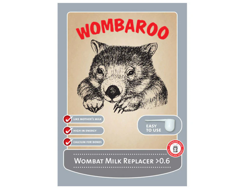 Wombaroo Wombat Joey Milk Replacer Substitute >0.6 5kg