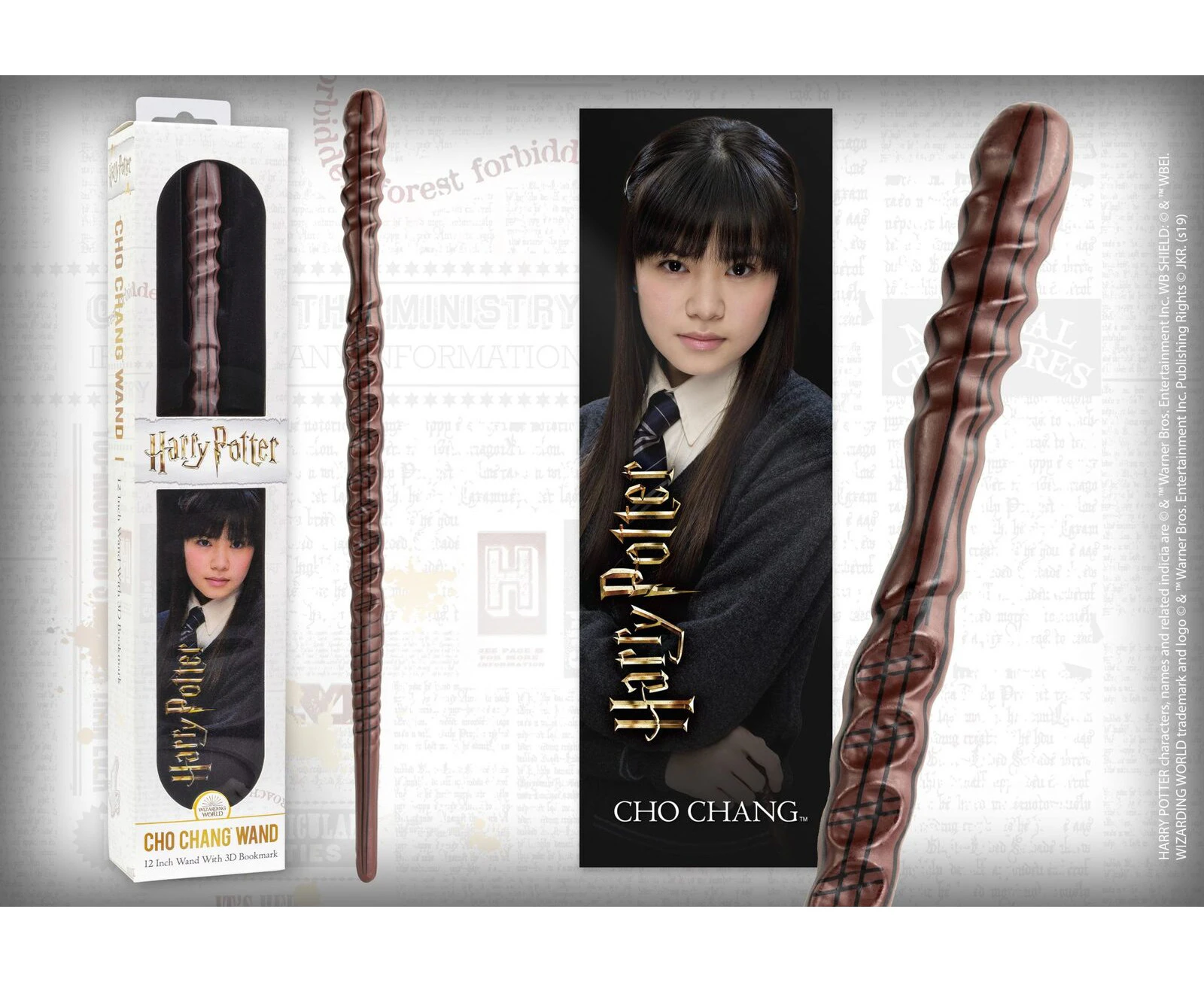 Cho Chang Wand Replica & 3D Bookmark