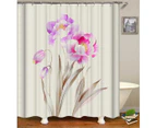 Purplish Flower Shower Curtain