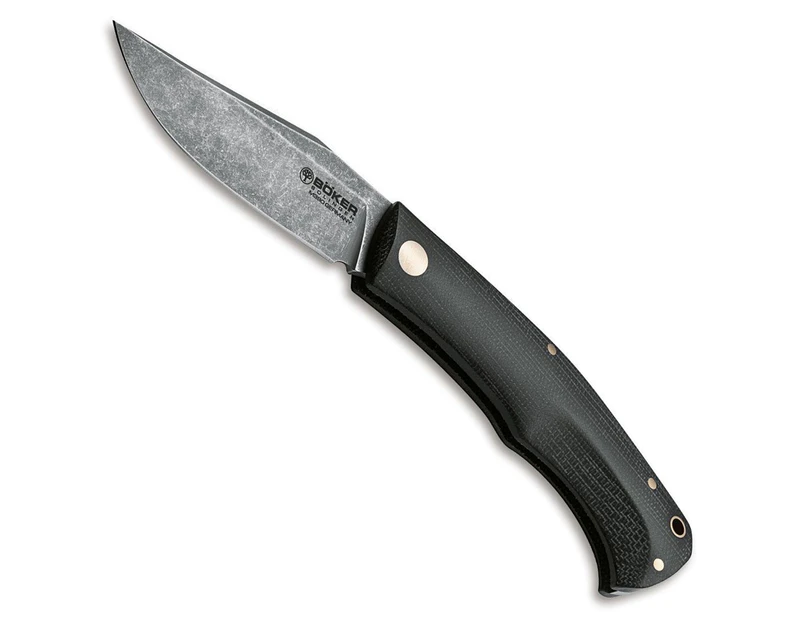 Boker Boxer EDC Slip Joint Black Folding Knife | Black / Stonewash