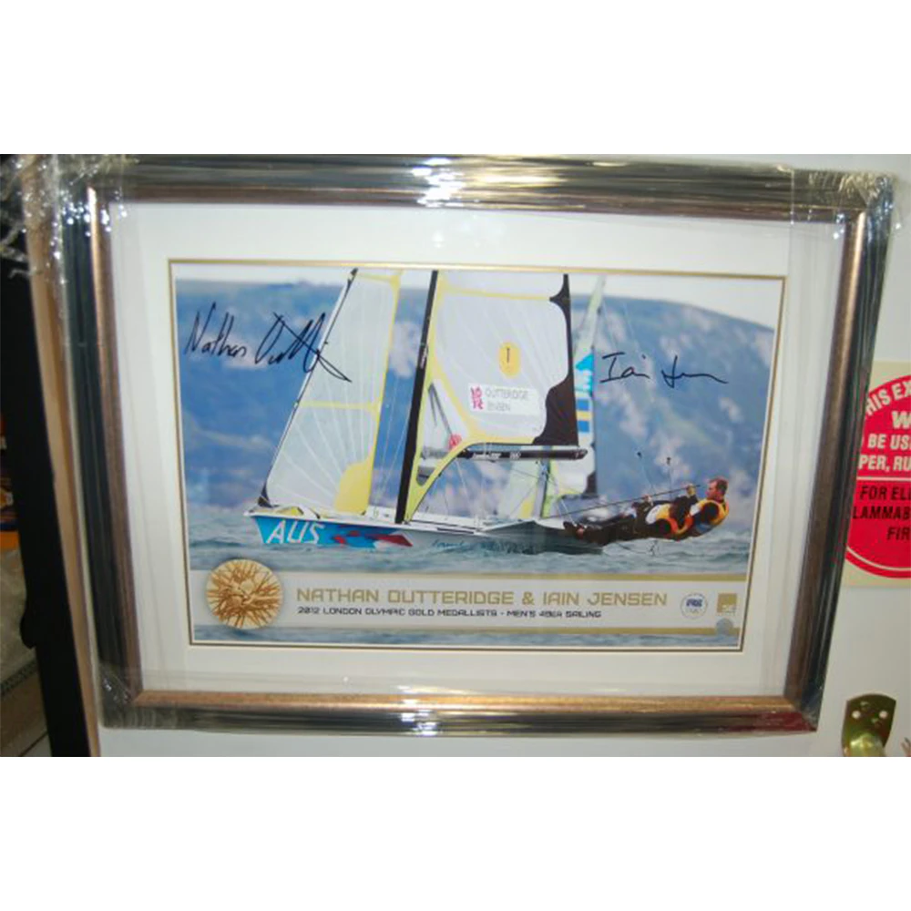 Olympics - 49ers Sailing Golden Glory Signed Photograph