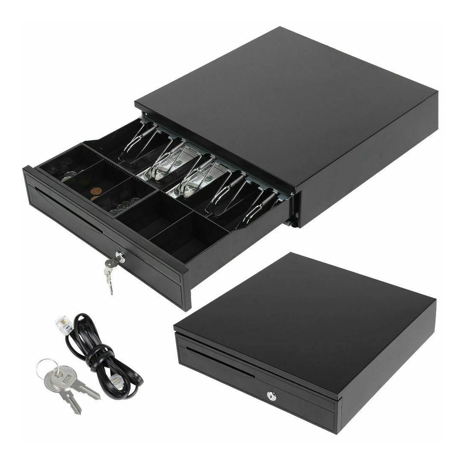 Cash Drawer Register Manual Coins Tray