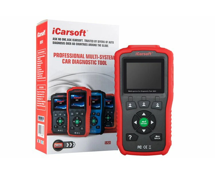 iCarsoft i820 OBDII Car Engine Diagnostic Scan Tool OBD2 Reader RED