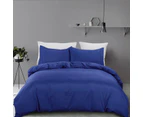 Royal Blue Soft Quilt Doona Cover Set 5 Size