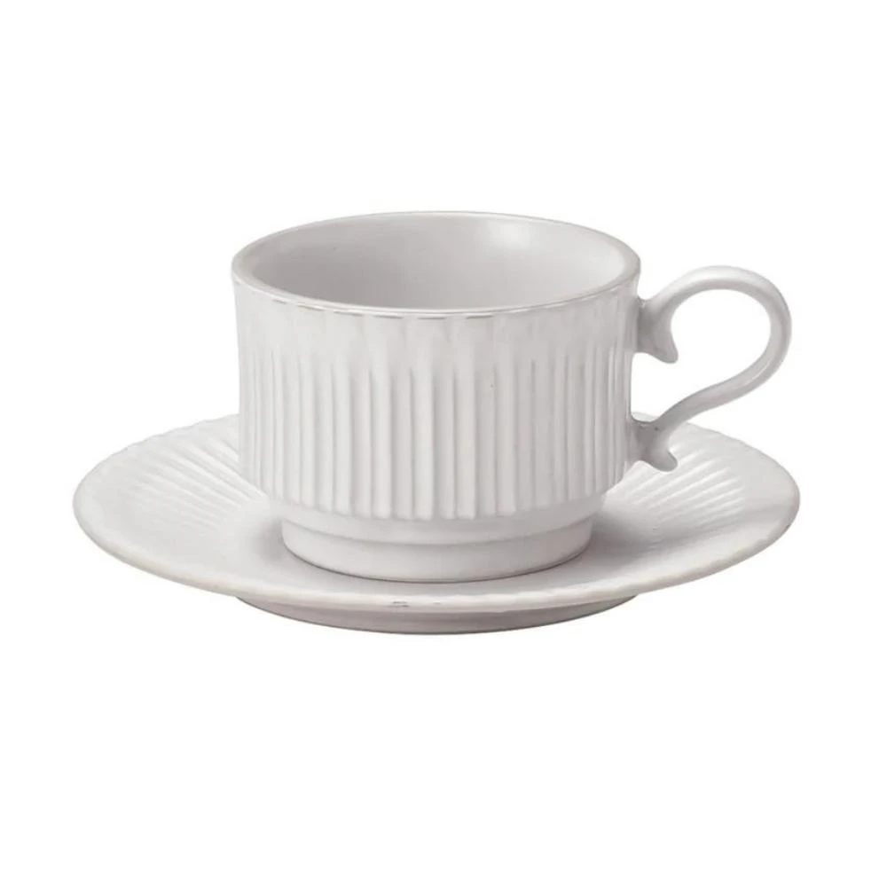 Koyo Japan Storia White Cup & Saucer Set 235ml