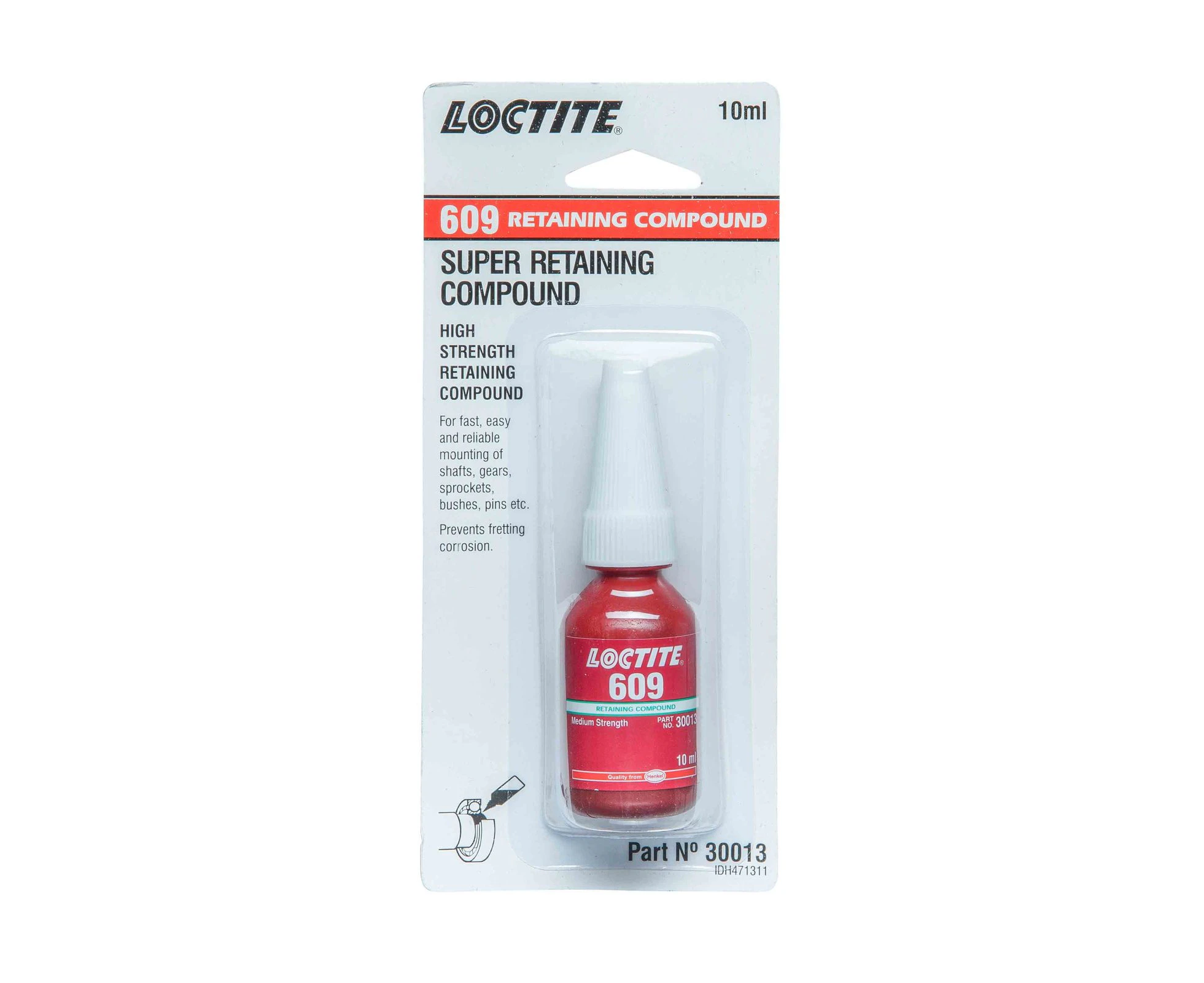 Loctite 609 Medium/High Strength Retaining Compound 10Ml