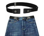 Women Invisible Elastic Buckle-Free Belt - Gray