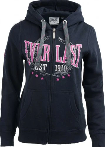 Everlast Womens Navy Heritage Zip Hoodie Jacket - Navy