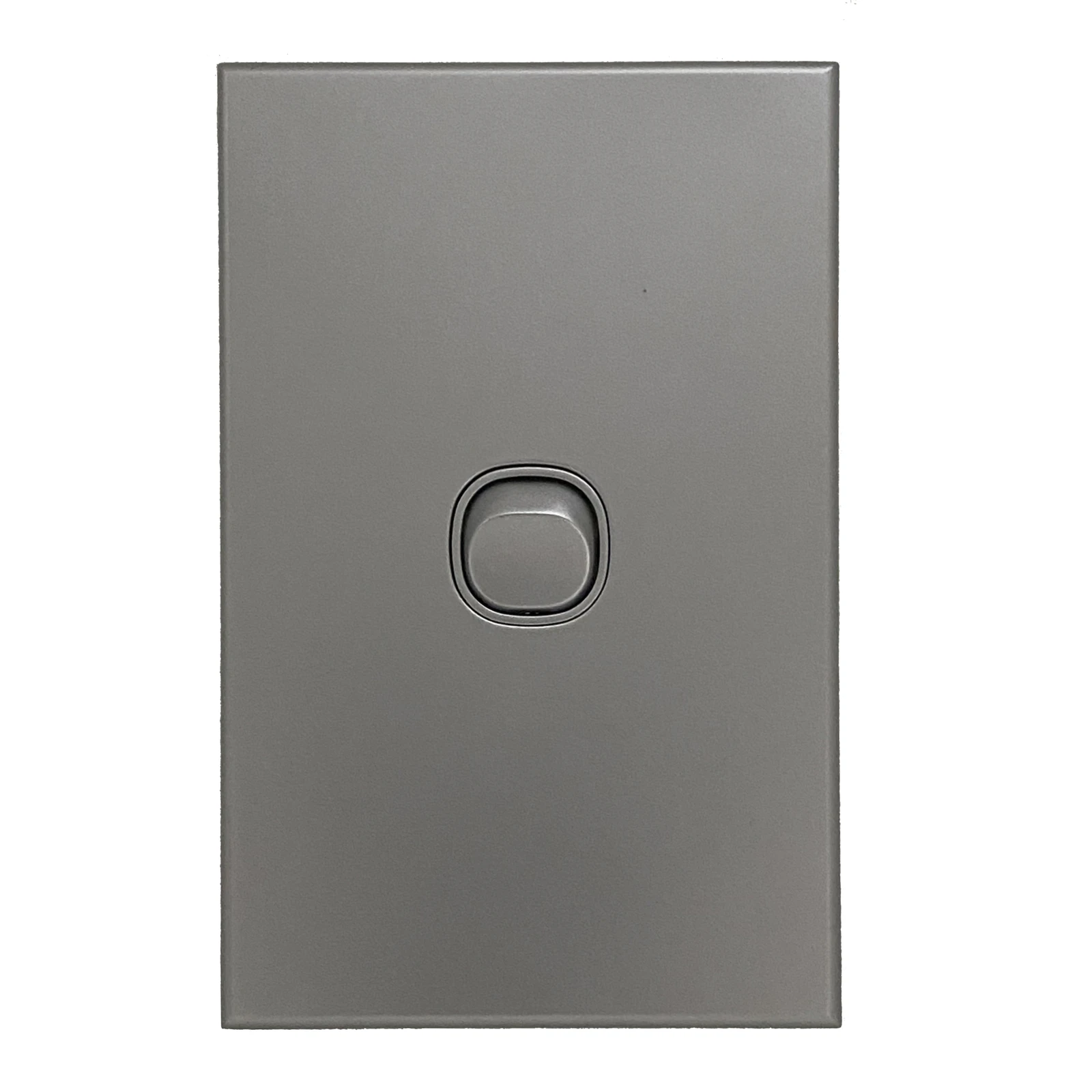 Pack of 10 3A AU 1 Gang Wall Switch  SAA  Slim Silver - Single