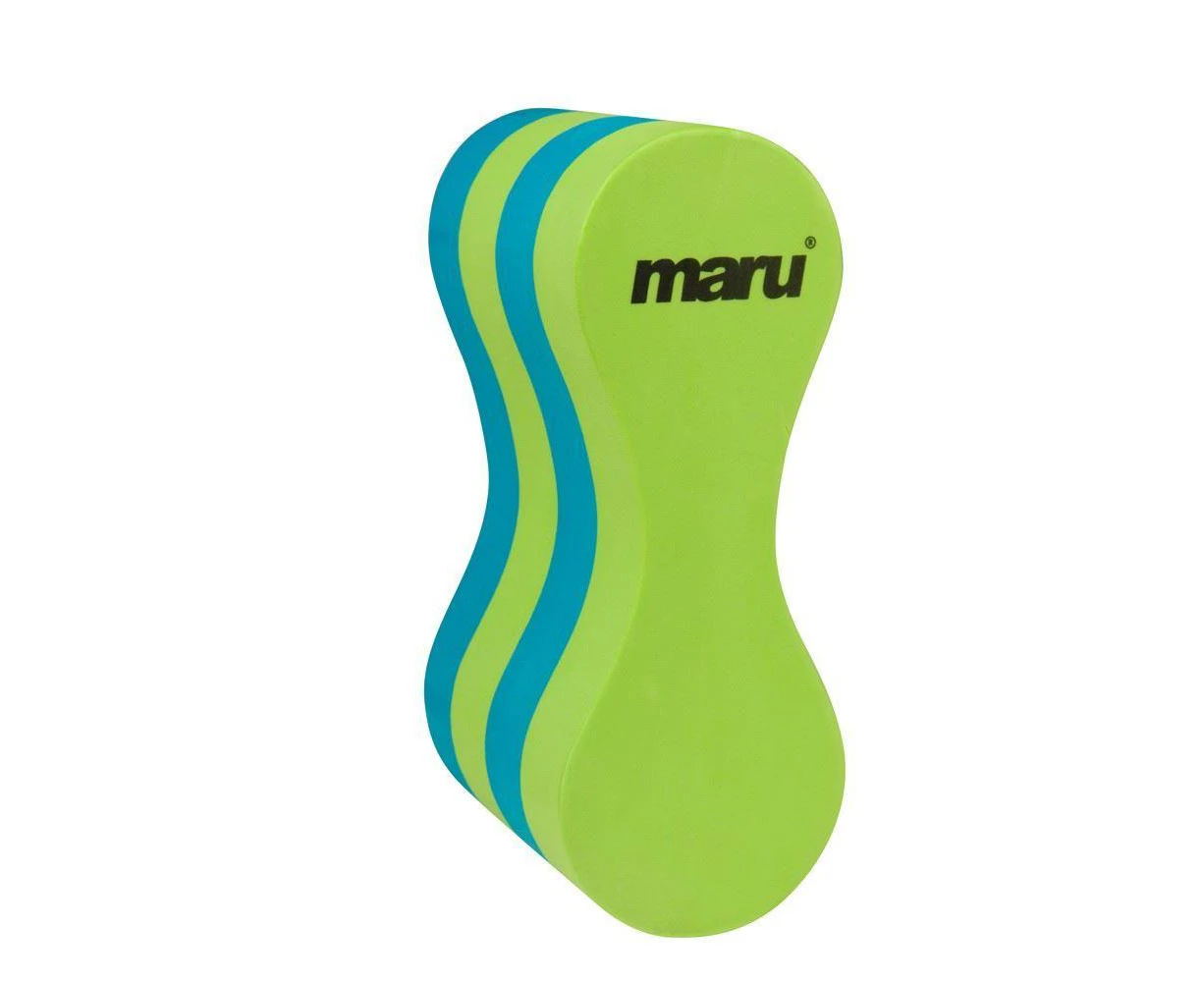 Maru Junior Pull Buoy Training Aid Lime/Turquoise