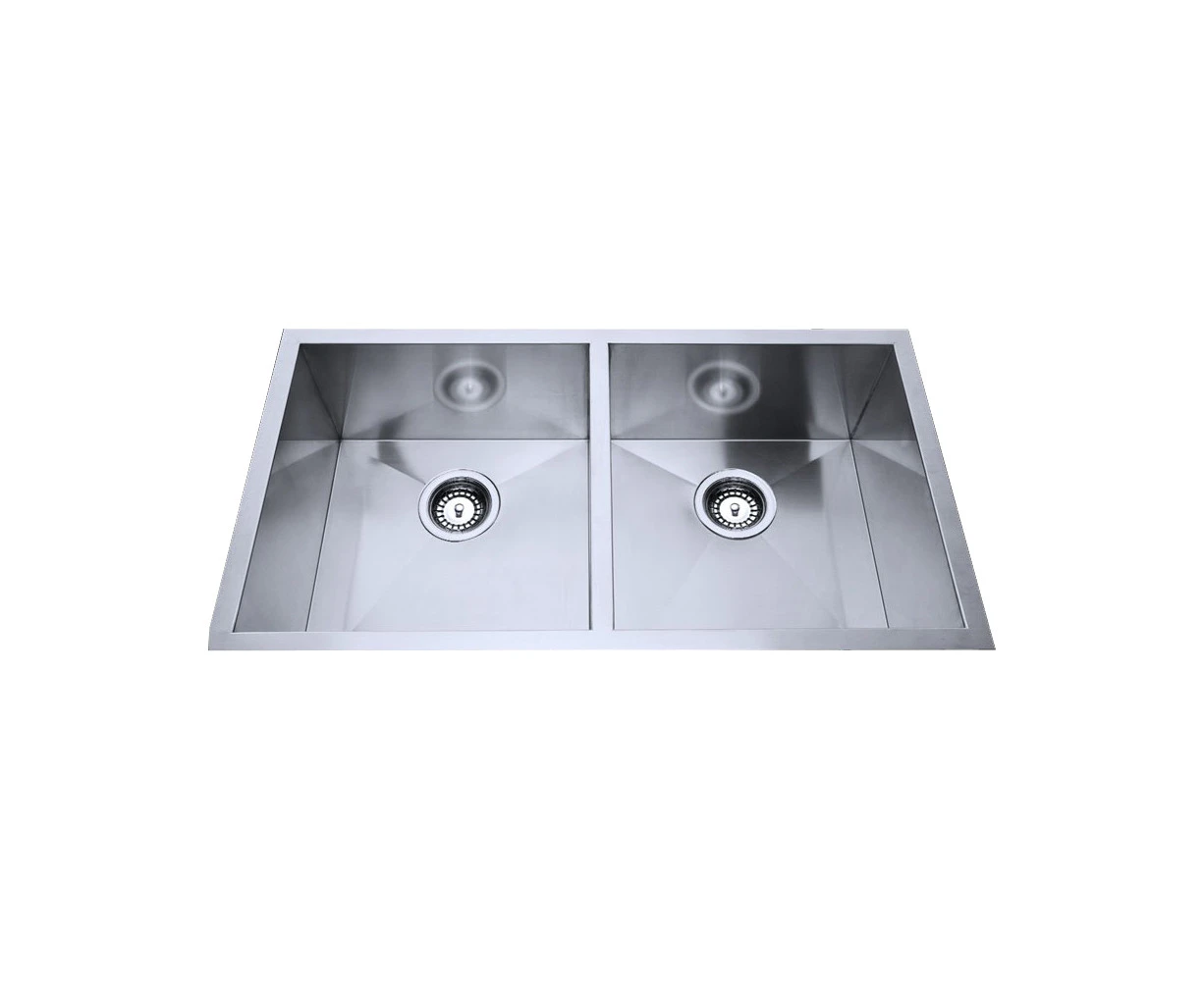 Under/Overmount Double Bowl Sink BKS76D