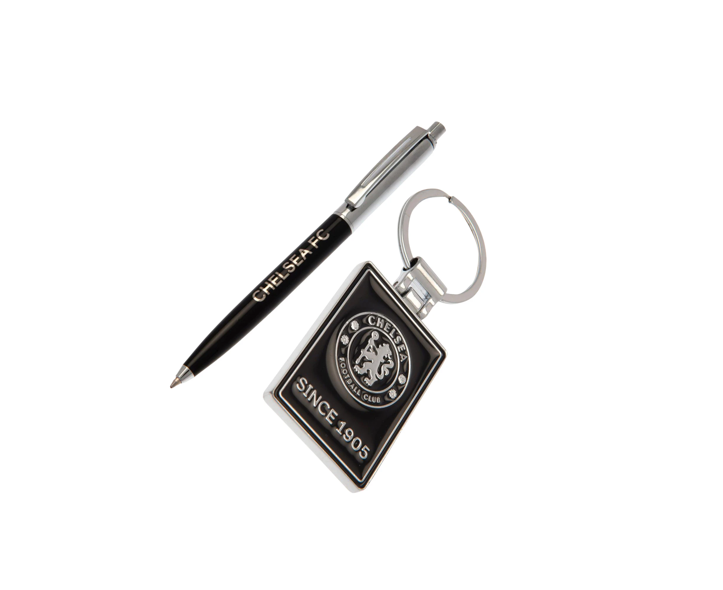 Chelsea FC Pen And Keyring Set (Black) - TA4912