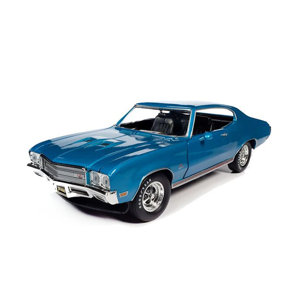 AutoWorld 1:18 Scale Buick GMD Sport S1 CO71 1971 Diecast Model Car Blue